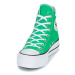 Converse CHUCK TAYLOR ALL STAR LIFT PLATFORM Zelená