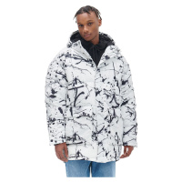 Cropp - Kabát s kapucí - Bílá