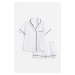 H & M - Pyžamo z lněné směsi - bílá