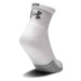 Under Armour HEATGEAR QUARTER 3PK Unisex ponožky, bílá, velikost