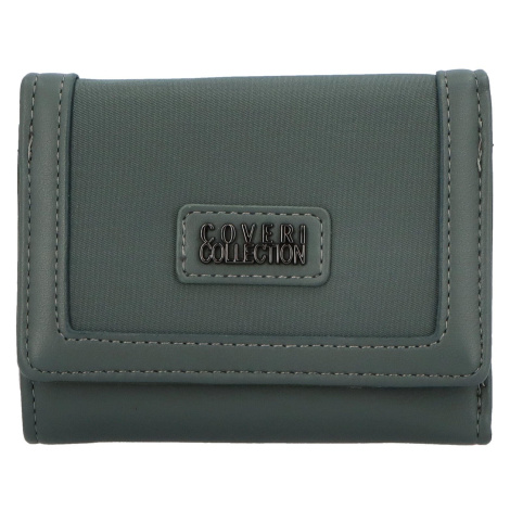Menší dámská koženková peněženka Tadeo, zelená Coveri