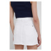 Bavlněná džínová sukně Pepe Jeans Rachel Skirt bílá barva, mini, jednoduchý