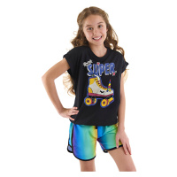 mshb&g Unicorn Skate Girls Kids T-shirt Shorts Set