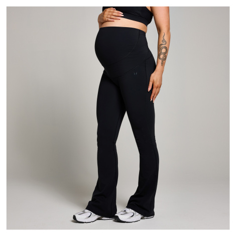 MP Dámské Těhotenské Over the Bump Flared Legíny – Černé - XXL Myprotein
