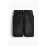 H & M - Džínové šortky Low - černá