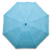 Mini Micro Dot's - dámský skládací deštník, 02 modrý puntíky