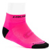Crussis cyklistické ponožky růžová/černá