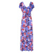 Bonprix BODYFLIRT šaty s páskem Barva: Modrá, Mezinárodní