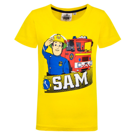 Požárník Sam - licence Chlapecké triko - Požárník Sam PS35684, žlutá Barva: Žlutá