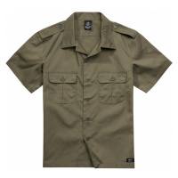 Brandit Košile US Shirt Ripstop 1/2 Arm olivová