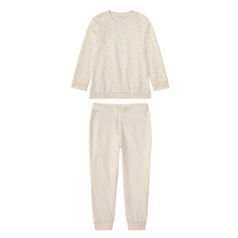 lupilu® Dívčí pyžamo (bílá/vzorovaná)