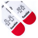 Kotníkové ponožky Úsměv jako dar Rodina bílé Fusakle