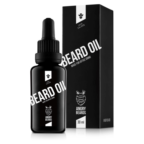 Angry Beards Olej na vousy Jack Saloon (Beard Oil) 30 ml