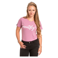 Meatfly dámské tričko Luna Dusty Rose | Růžová