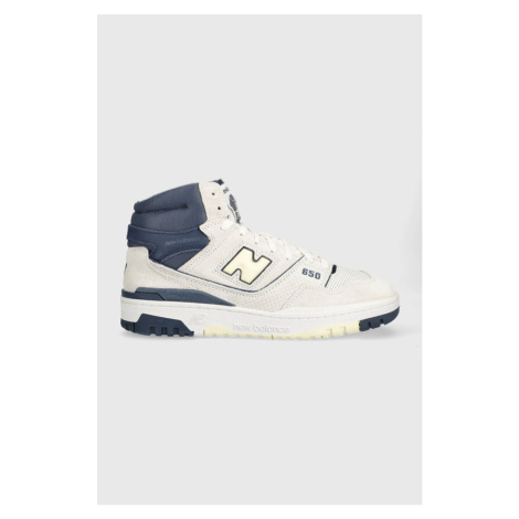 Sneakers boty New Balance BB650RVN bílá barva