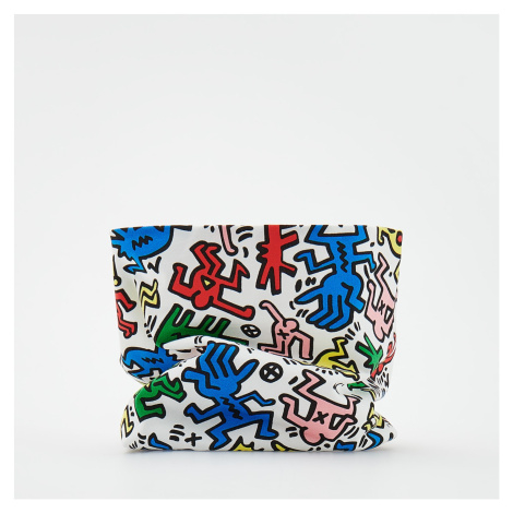 Reserved - Tunelová šála Keith Haring - Bílá