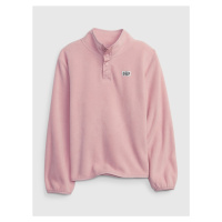 GAP Dětská mikina fleece polar - Holky