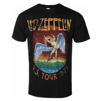 Tričko metal pánské Led Zeppelin - USA Tour 1975 - NNM - RTLZETSBUSA LZTS08MB