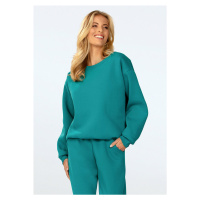 DKaren Woman's Sweatshirt Rehema Marine Green