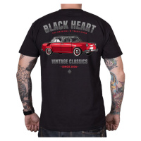 tričko street pánské - VINTAGE MB - BLACK HEART - 001-0148-BLK