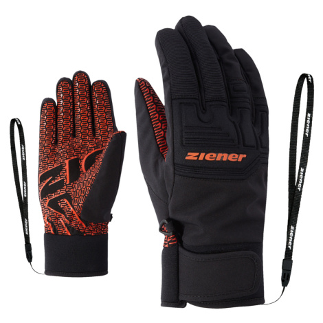 ZIENER - PÁNSKÉ LYŽAŘSKÉ RUKAVICE GARIM S PROTISKUZOVÝM POVRCHEM