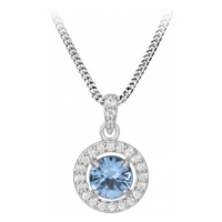 Silver Cat Elegantní stříbrný náhrdelník se zirkony SC489 (řetízek, přívěsek)