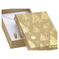 JK Box Vánoční dárková papírová krabička KX-8/AU