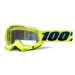 100% Brýle 100% ACCURI 2 Goggle Yellow - Clear Lens