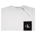 Pánské bílé tričko s barevnou náprsní kapsou Calvin Klein