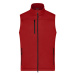 James&amp;Nicholson Pánská softshellová vesta JN1170 Red