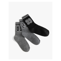 Koton 3-Piece Socks Set Patterned