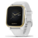 Garmin Venu Sq - Light Gold / White Band