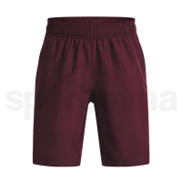 Under Armour UA Woven Graphic Shorts J 1370178-600 - maroon