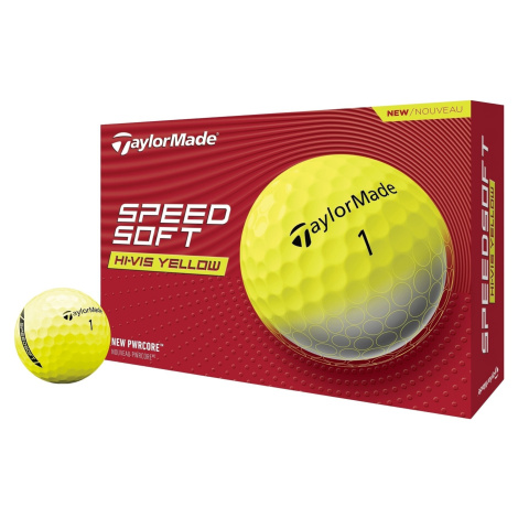 TaylorMade Speed Soft Yellow Golfové míčky