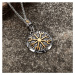 Daniel Dawson Pánský náhrdelník Vikingský kompas - VEGVISIR, oboustranný přívěsek NH1188-WJ-31 Z