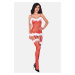 LivCo Corsetti Fashion Bodystocking Catriona Red