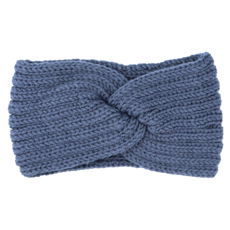 Pohodlná pletená čelenka Elefo, modrá Delami