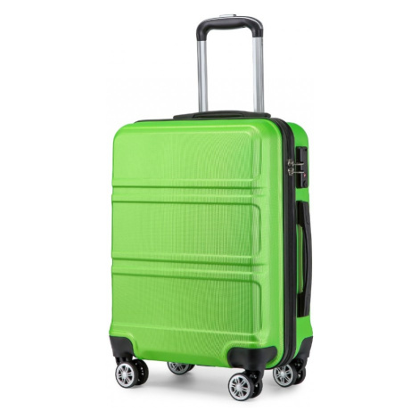 Konofactory Zelený odolný skořepinový cestovní kufr "Travelmania" - M (35l), L (65l), XL (100l)