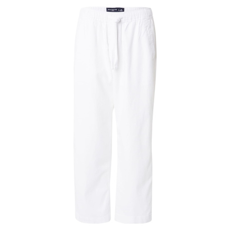 Abercrombie & Fitch Kalhoty bílá