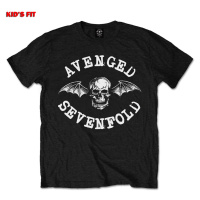 Tričko metal dětské Avenged Sevenfold - Classic Deathbat - ROCK OFF - ASTS14BB