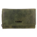 Malá dámská kožená peněženka Lagen Erett - zelená