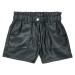 Only KOGSTEPHANIE FAUX LEATHER SHORTS CS OTW Černá