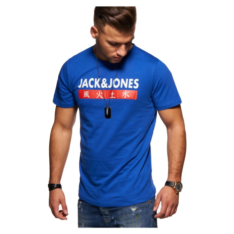 Pánské tričko Jack & Jones model Elements - Modrá