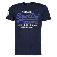 Superdry VL TEE Modrá