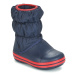 Crocs WINTER PUFF BOOT KIDS Modrá