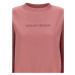 Mikina woolrich woolrich logo sweatshirt růžová