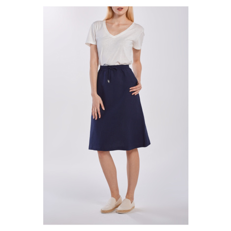 SUKNĚ GANT D2. SUMMER LINEN SKIRT