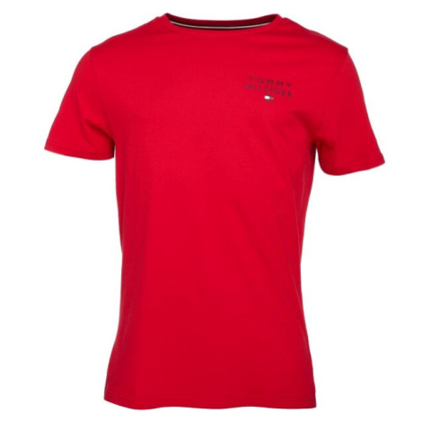 Tommy Hilfiger ORIGINAL-CN SS TEE LOGO Pánské tričko, červená, velikost