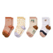 Dětské ponožky Liewood 4-pack béžová barva