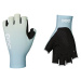 POC Cyklistické rukavice krátkoprsté - DEFT - světle modrá/černá